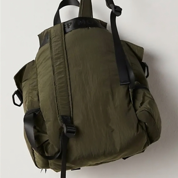 NWT Free People Forest Green Backpack - Picture 3 of 4